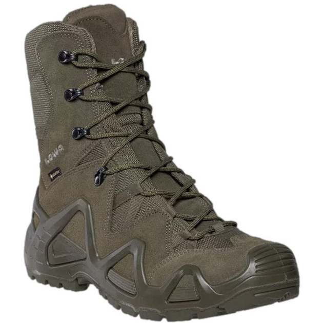 Високі тактичні черевики Lowa zephyr hi gtx tf ranger green (темно-зелений) UK 11/EU 46 - зображення 1