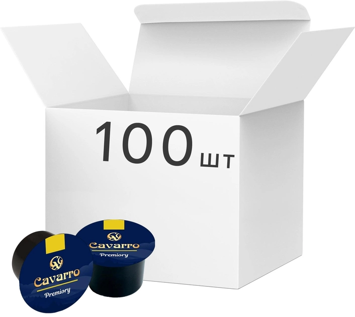 Акция на Упаковка порційної кави Cavarro Premiory 9 г х 100 шт от Rozetka