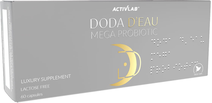 Suplement diety ActivLab DODA D'EAU Mega Probiotic 60 kapsułek (5907368803678) - obraz 1