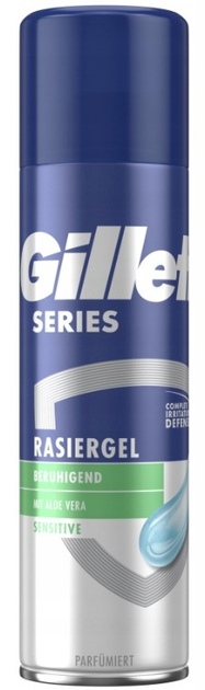 Гель для бритья Gillette Series Sensitive Aloe 200 мл (7702018620371 ...