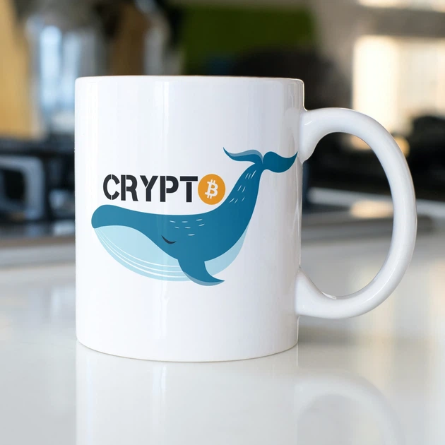 Чашка с принтом Crypto криптовалюта для напитков керамическая 330 мл белая - Фото 1 Чашка с принтом Crypto криптовалюта для напитков керамическая 330 мл белая - изображение 1