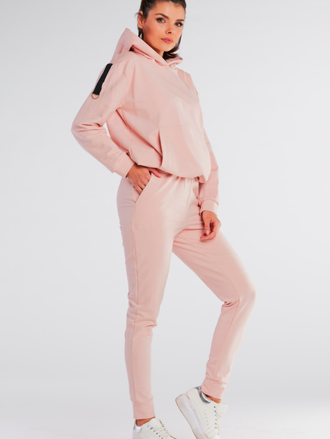 Spodnie dresowe damskie Infinite You M249 L-XL Różowe (5902360555662) - obraz 4