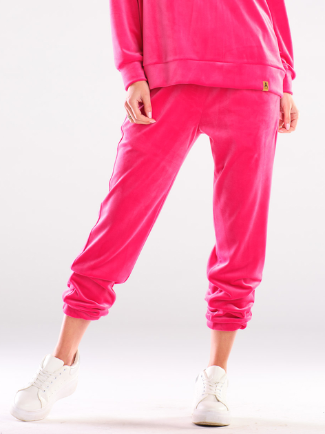 Spodnie dresowe damskie Awama A411 M Różowe (5902360553194) - obraz 1
