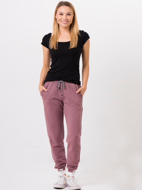 Спортивні штани жіночі Zaiia ZASWPA01 42 Темно-рожеві (8228486830825) - зображення 4