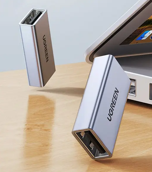 З'єднувач Ugreen US381 USB 3.0 Female to USB 3.0 Female Adapter адаптер - перехідник прямий Сірий (20119) - зображення 4