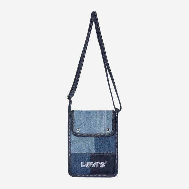 Torebka na ramię męska Levi's D66770001 Niebieska (5401039091680) - obraz 1