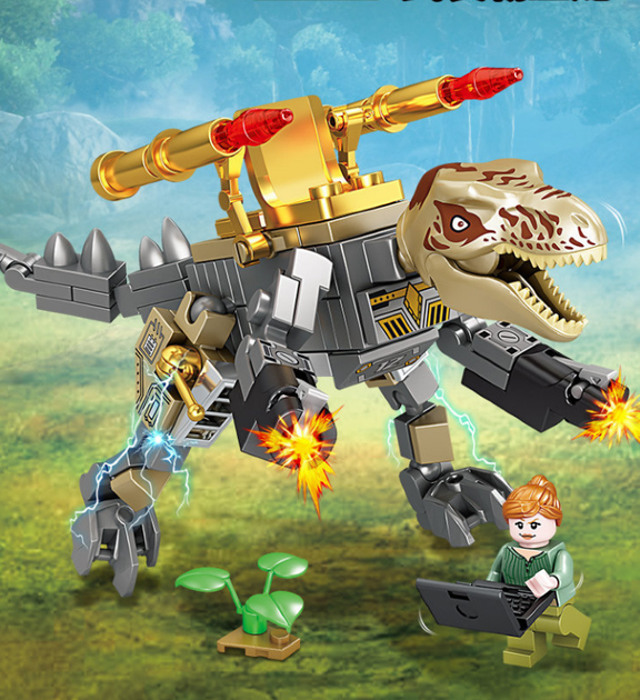Дитячий набір 4 в 1 конструктор SEMBO Dinosaur World 205040 ( 410 дет ) для дітей 6+ - Фото 7 Дитячий набір 4 в 1 конструктор SEMBO Dinosaur World 205040 ( 410 дет ) для дітей 6+ - зображення 7