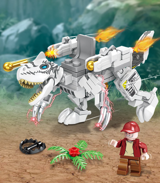 Дитячий набір 4 в 1 конструктор SEMBO Dinosaur World 205040 ( 410 дет ) для дітей 6+ - Фото 8 Дитячий набір 4 в 1 конструктор SEMBO Dinosaur World 205040 ( 410 дет ) для дітей 6+ - зображення 8