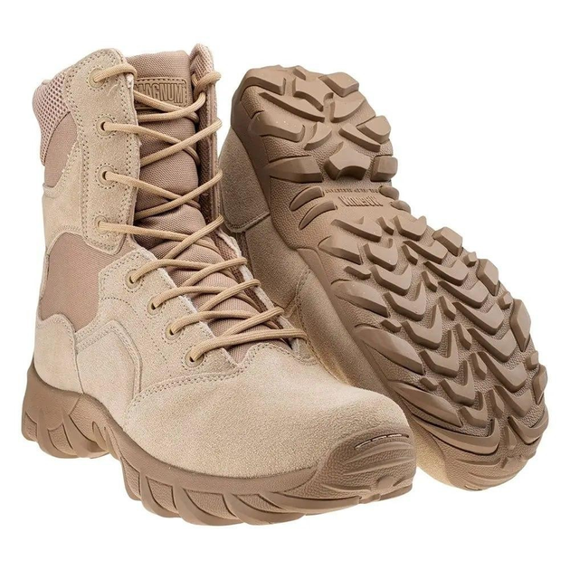 Ботинки Magnum Cobra 8.0 V1 Desert, военные ботинки, влагоотталкивающие ботинки, тактические высокие ботинки, 45р - изображение 1
