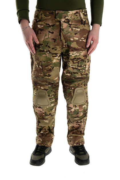 Тактичні штани з наколынниками ЗСУ 2XL Мультикам - зображення 1
