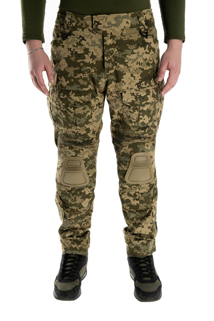 Тактичні штани з наколынниками ЗСУ XL Піксель - зображення 1