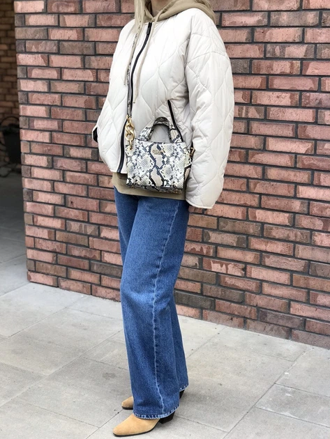 Сумка женская Guess Zed Mini Girlfriend Carryall Natural Python