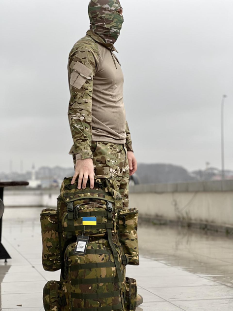 Каркасный тактический рюкзак - Single (110 литров) - изображение 2