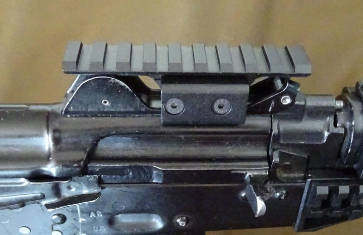 Планка Пикатинни (Вивера) для АКСУ, АК-74у Тип 2 длина 97 мм - изображение 2