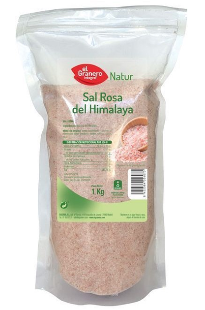 Гімалайська сіль El Granero Integral Sal Rosa Himalaya 1000 г (8422584056075) - зображення 1
