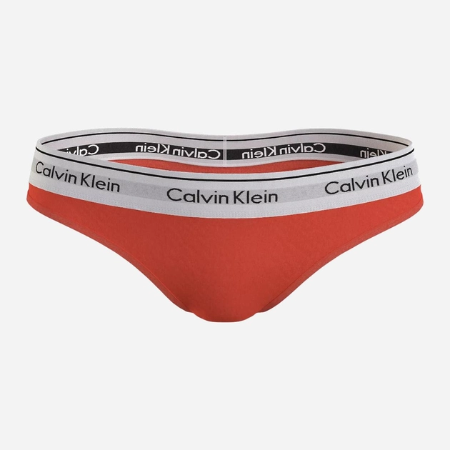Majtki stringi damskie bawełniane Calvin Klein Underwear 0000F3786E1TD M Pomarańczowe (8720108759434) - obraz 1