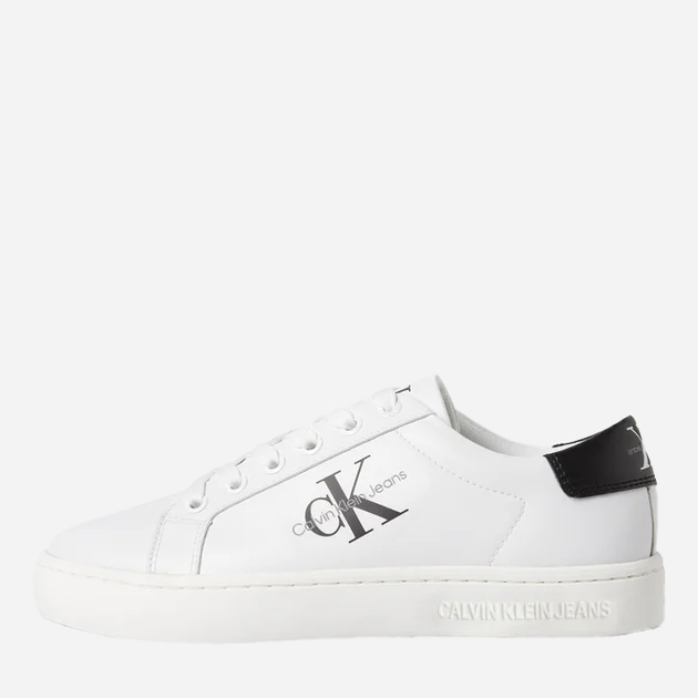 Жіночі кеди низькі Calvin Klein Jeans YW0YW01269 YBR 40 (9US) Білі (8720108602921) - зображення 3