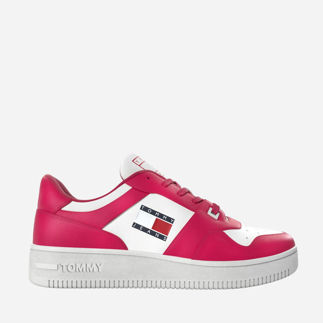 Sneakersy damskie na platformie Tommy Jeans EN0EN02535 TSA 41 (9.5US) Różowe (8720645604464) - obraz 1