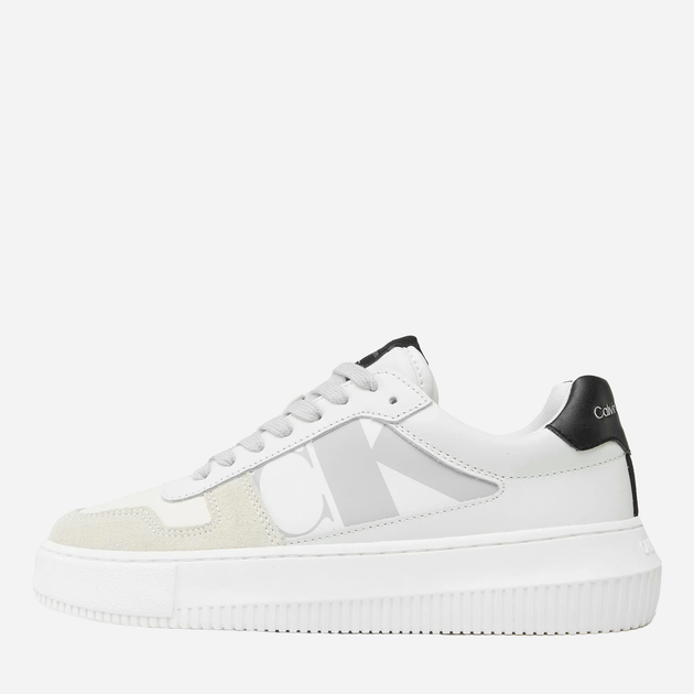 Sneakersy damskie Calvin Klein Jeans YW0YW01046 03A 38 (7.5US) Białe (8720109057966) - obraz 3