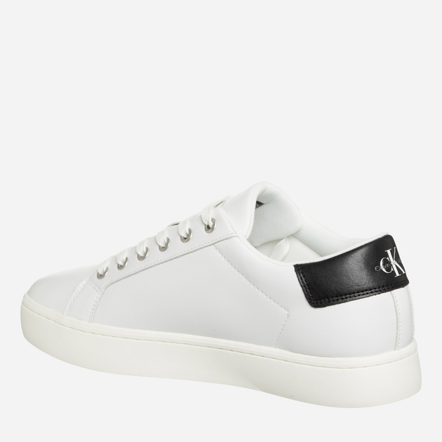 Sneakersy męskie skórzane Calvin Klein Jeans YM0YM00491 YAF 41 (8US) Białe (8719856513429) - obraz 3