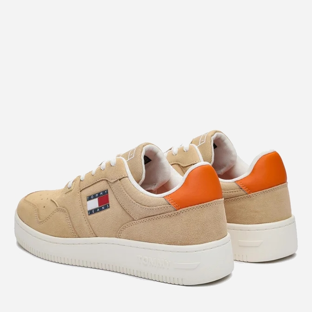 Buty sportowe męskie Tommy Jeans EM0EM01329 AB0 42 (9US) Beżowe (8720644842379) - obraz 5