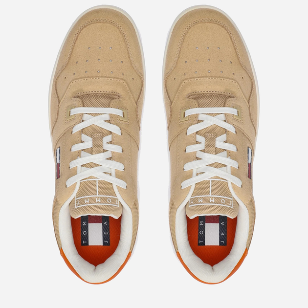 Buty sportowe męskie Tommy Jeans EM0EM01329 AB0 44 (11US) Beżowe (8720644843086) - obraz 4