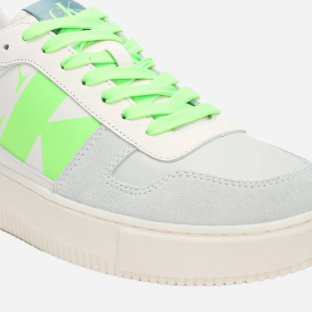 Buty sportowe męskie Calvin Klein Jeans YM0YM00703 02S 43 (10US) Kremowe (8720108625050) - obraz 7
