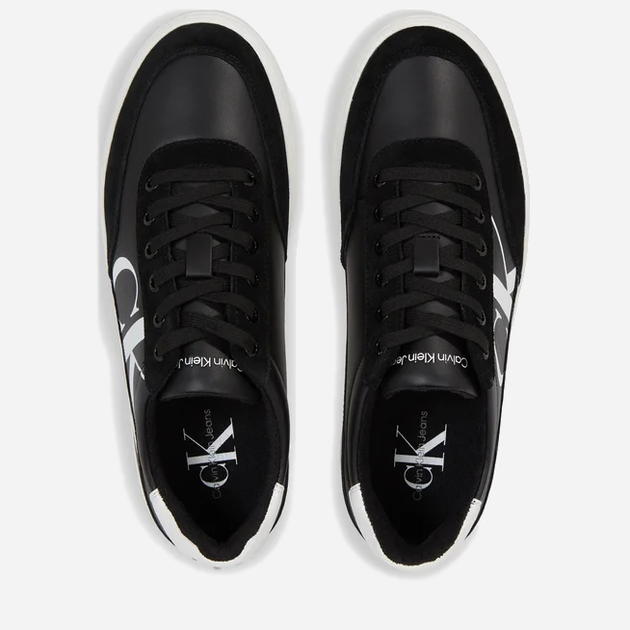 Sneakersy męskie skórzane Calvin Klein Jeans YM0YM00713 BEH 45 (11.5US) Czarne (8720108608459) - obraz 4