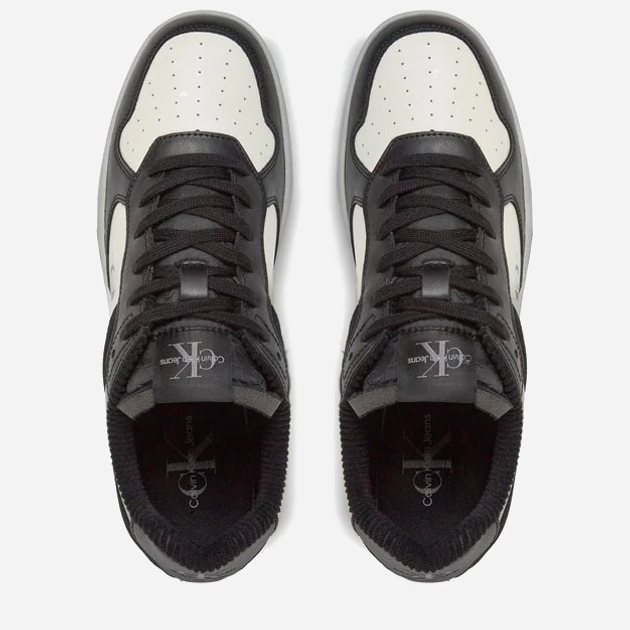 Sneakersy męskie skórzane Calvin Klein Jeans YM0YM00783 00W 43 (10US) Czarny/Biały (8720108629539) - obraz 4