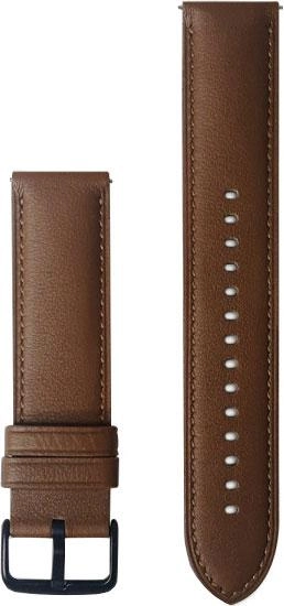 Pasek Amazfit Leather Classic Edition Strap Brązowy 20 mm (6972596104742) - obraz 1