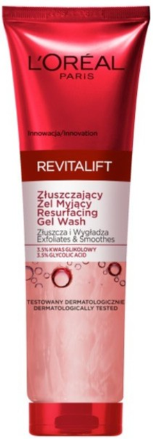 Żel do mycia twarzy L'Oreal Paris Revitalift złuszczający z kwasem glikolowym 150 ml (3600524019518) - obraz 1