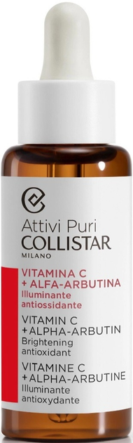 Serum do twarzy Collistar Attivi Puri Vitamin C + Alfa Arbutina rozjaśniające 30 ml (8015150218696) - obraz 1