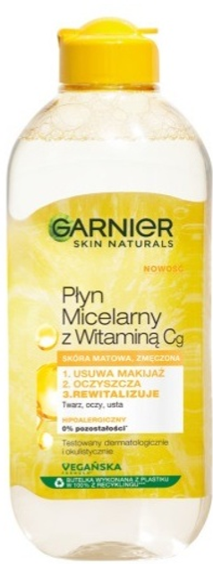 Міцелярна вода Garnier Skin Naturals з Вітаміном С 400 мл (3600542467643) - зображення 1