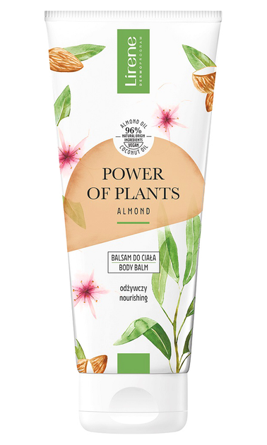 Balsam do ciała Lirene Power of Plants Migdał 200 ml (5900717085428) - obraz 1