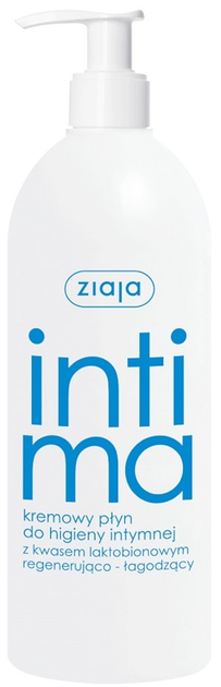 Крем для інтимної гігієни Ziaja Intima з лактобіоновою кислотою 500 мл (5901887018704) - зображення 1