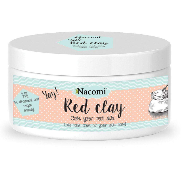 Glinka czerwona Nacomi Red Clay 100 g (5901878683386) - obraz 1