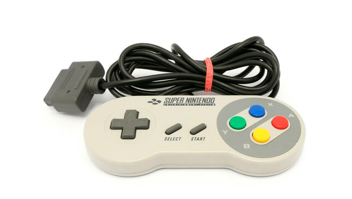 Набір Консоль Nintendo SNES FAT Europe Light Grey Без Геймпада Б/У + Геймпад Дротовий Grey 2.2m - зображення 6