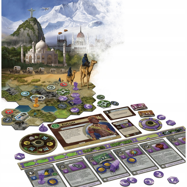 Dodatek do gry planszowej Galakta Sid Meier's Civilization: Nowy początek - Terra Incognita (5902259206460) - obraz 2