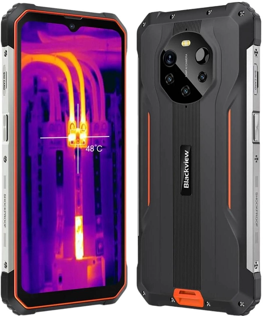 Smartfon Blackview BL8800 Pro 8/128GB DualSim Orange (BL8800PRO-OE/BV) - obraz 2