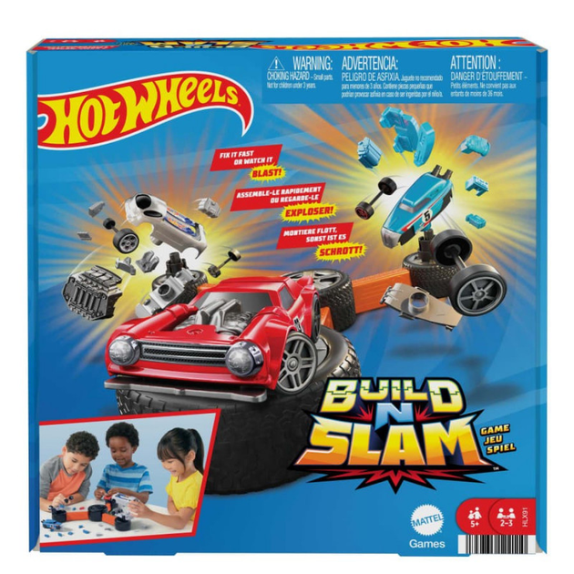 Gra planszowa Hot Wheels Build n Slam (194735122110) - obraz 1