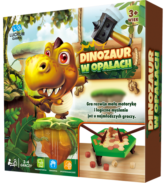 Gra planszowa Lucrum Games Dinozaur w opalach (5904305400280) - obraz 1
