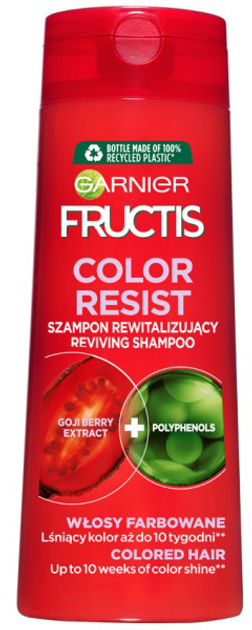 Шампунь Garnier Fructis Color Resist відновлювальний для фарбованого волосся 400 мл (3600542060790) - зображення 1