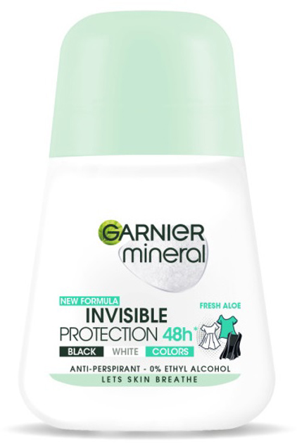 Антиперспірант Garnier Mineral Invisible Protection Fresh Aloe 50 мл (3600542475167) - зображення 1