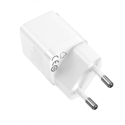 Сетевое зарядное устройство для Baseus GAN3 Fast Charger 1C 30W EU White (CCGN010102) - Фото 5 Сетевое зарядное устройство для Baseus GAN3 Fast Charger 1C 30W EU White (CCGN010102) - изображение 5