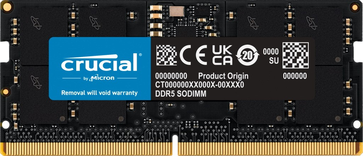 Оперативна память Crucial DDR5-5600 24GB PC5-44800 (CT24G56C46S5) - зображення 1