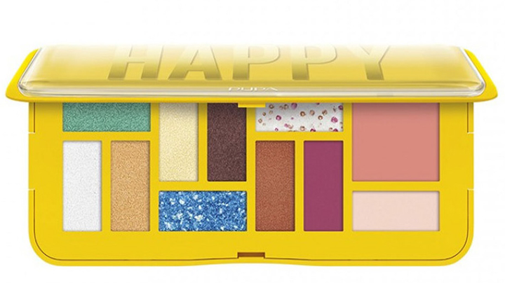 Paleta cieni do powiek Pupa Milano 3D Effects Design M Eyeshadow Palette Yellow 12 g (8011607371440) - obraz 1