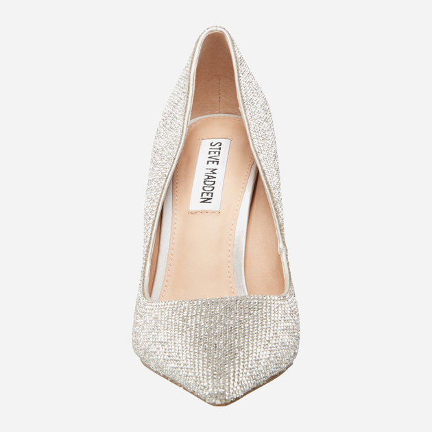 Czółenka damskie na obcasie Steve Madden Vala-R Heel SM11000751-968 36 22.2 cm Srebrne (8719484783607) - obraz 3