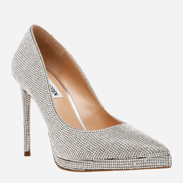 Damskie czółenka Steve Madden Klassy-R Pump SM11002617-751 39 24.6 cm Srebrne (8720857173437) - obraz 2