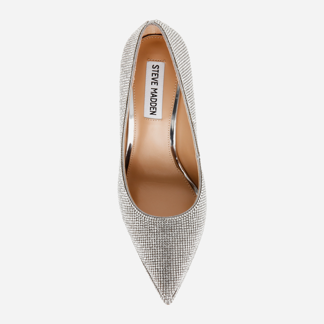 Жіночі човники Steve Madden Klassy-R Pump SM11002617-751 39 24.6 см Сріблясті (8720857173437) - зображення 6