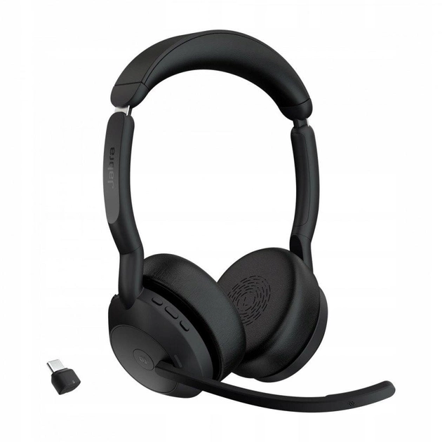 Słuchawki Jabra Evolve2 55 Link380c MS Stereo Black (25599-999-899) - obraz 1